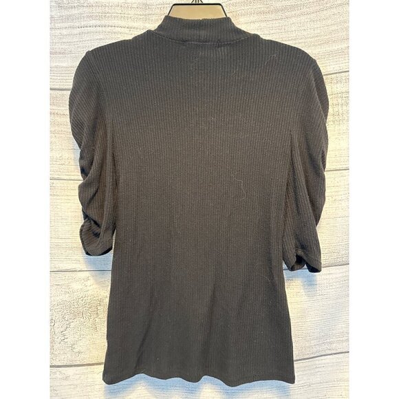 Project Social T Puff Sleeve Ribbed Shirt - Picture 2 of 2